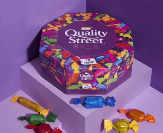 雀巢公司“质量街”(Quality Street)纸质包装盒